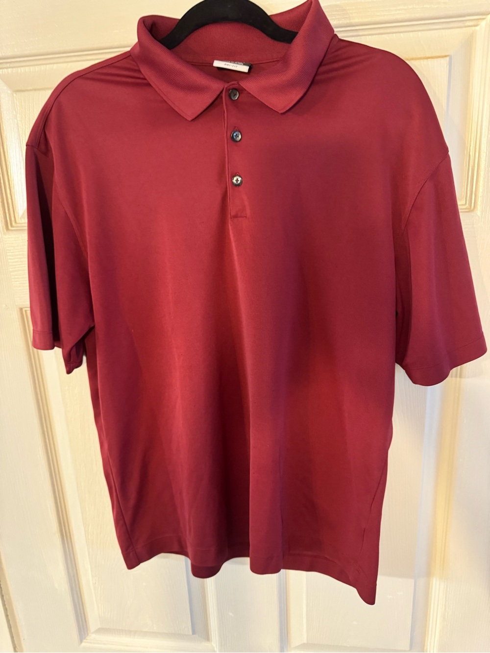 Men’s Nike Golf Dri-Fit Maroon Polo Size M